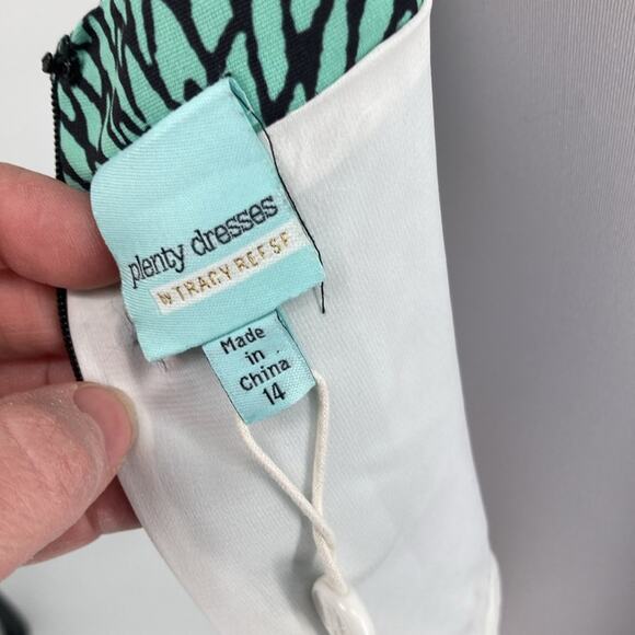 Plenty Dresses Tracy Reese Ania Bursting Mums Fit Flare Dress Size 14 New - Picture 10 of 16